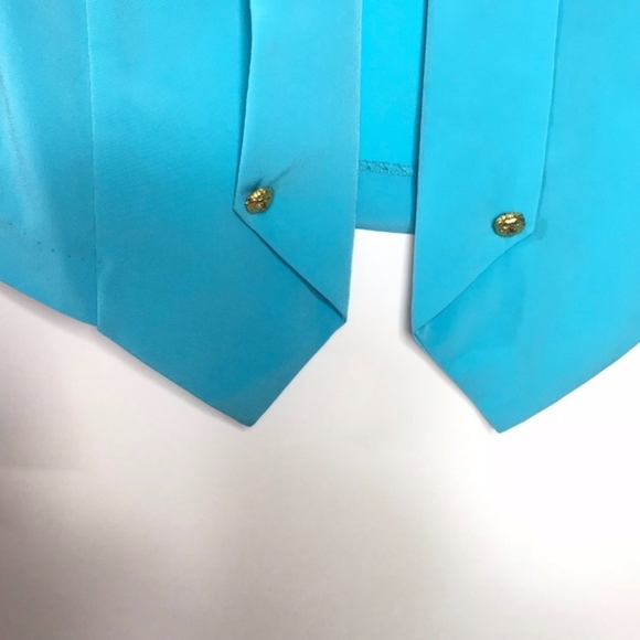 NEW • KARDASHIAN KOLLECTION • Turquoise Blazer • S - Picture 2 of 6